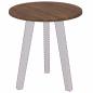 Preview: Tischplatte Braune Eiche 40 x 40 x 1.5 cm Holzwerkstoff