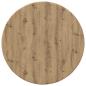 Preview: Tischplatte Eiche handwerklich 40 x 40 x 1.5 cm Holzwerkstoff
