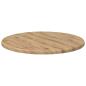 Preview: Tischplatte Eiche handwerklich 40 x 40 x 1.5 cm Holzwerkstoff