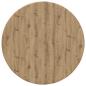 Preview: Tischplatte Eiche handwerklich 50 x 50 x 1.5 cm Holzwerkstoff
