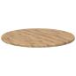 Preview: Tischplatte Eiche handwerklich 50 x 50 x 1.5 cm Holzwerkstoff