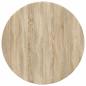 Preview: Tischplatte Sonoma Eiche 80 x 80 x 1.5 cm Holzwerkstoff