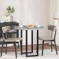 Preview: ARDEBO.de - Tischplatte Betongrau 80 x 80 x 1.5 cm Holzwerkstoff