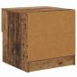 Preview: Bettschrank 2 pcs Altholz 40 x 39 x 40 cm Holzwerkstoff