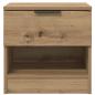 Preview: Bettschrank 2 pcs Eiche handwerklich 40 x 39 x 40 cm