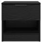 Preview: Bettschrank 2 pcs Schwarze Eiche 40 x 39 x 40 cm Holzwerkstoff