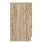 Preview: Nachttisch Sonoma Eiche 38 x 38 x 66 cm Holzwerkstoff