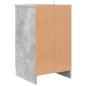 Preview: Nachttisch Betongrau 38 x 38 x 66 cm Holzwerkstoff