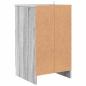 Preview: Nachttisch Grau Sonoma 38 x 38 x 66 cm Holzwerkstoff