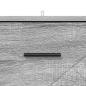 Preview: Nachttisch Grau Sonoma 38 x 38 x 66 cm Holzwerkstoff