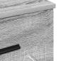 Preview: Nachttisch Grau Sonoma 38 x 38 x 66 cm Holzwerkstoff