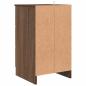 Preview: Nachttisch Braune Eiche 38 x 38 x 66 cm Holzwerkstoff