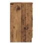 Preview: Nachttisch mit Schubladen Altholz 38 x 38 x 66 cm Holzwerkstoff