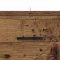 Preview: Nachttisch mit Schubladen Altholz 38 x 38 x 66 cm Holzwerkstoff