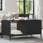 Preview: ARDEBO.de - Couchtisch Schwarz 90 x 49 x 46 cm Holzwerkstoff