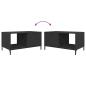 Preview: Couchtisch Schwarz 90 x 49 x 46 cm Holzwerkstoff