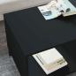 Preview: Couchtisch Schwarz 90 x 49 x 46 cm Holzwerkstoff