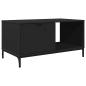 Preview: Couchtisch Schwarz 90 x 49 x 46 cm Holzwerkstoff