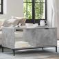 Preview: ARDEBO.de - Couchtisch Betongrau 90 x 49 x 46 cm Holzwerkstoff