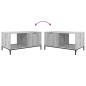 Preview: Couchtisch Grau Sonoma 90 x 49 x 46 cm Holzwerkstoff