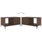 Preview: Couchtisch Braune Eiche 90 x 49 x 46 cm Holzwerkstoff