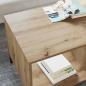 Preview: Couchtisch Eiche handwerklich 90 x 49 x 46 cm Holzwerkstoff