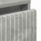 Preview: Nachttisch Betongrau 63,5 x 36 x 61 cm Holzwerkstoff