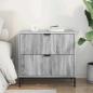 Preview: Nachttisch Grau Sonoma 63,5 x 36 x 61 cm Holzwerkstoff