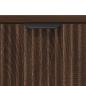 Preview: Nachttisch Braune Eiche 63,5 x 36 x 61 cm Holzwerkstoff