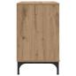 Preview: Nachttisch Eiche handwerklich 63,5 x 36 x 61 cm Holzwerkstoff