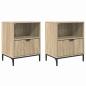 Preview: Nachttische 2 pcs Sonoma Eiche 49 x 36 x 61 cm Holzwerkstoff