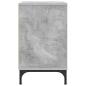 Preview: Nachttische 2 pcs Betongrau 49 x 36 x 61 cm Holzwerkstoff