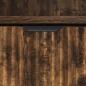 Preview: Nachttisch Räuchereiche 49 x 36 x 61 cm Holzwerkstoff