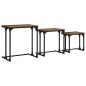 Preview: Nesting Couchtisch 3 pcs Altholz 50,5 x 35 x 53 cm