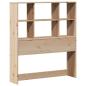 Preview: Massivholzbett mit Regal ohne Matratze 90x190 cm Kiefer