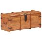 Preview: Truhe 90x40x40 cm Massivholz Akazie