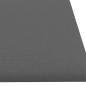 Preview: Wandpaneele 12 Stk. Hellgrau 60x15 cm Stoff 1,08 m²