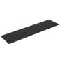 Preview: Wandpaneele 12 Stk. Schwarz 60x15 cm Kunstleder 1,08 m²