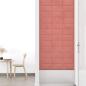 Preview: Wandpaneele 12 Stk. Rosa 30x15 cm Samt 0,54 m²