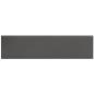 Preview: Wandpaneele 12 Stk. Grau 60x15 cm Kunstleder 1,08 m²