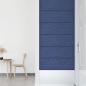 Preview: Wandpaneele 12 Stk. Blau 90x30 cm Stoff 3,24 m²