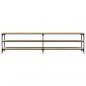 Preview: TV-Schrank Sonoma-Eiche 200x30x50 cm Holzwerkstoff und Metall