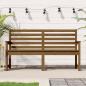 Preview: ARDEBO.de - Gartenbank Honigbraun 159,5x48x91,5 cm Massivholz Kiefer