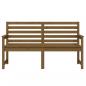 Preview: Gartenbank Honigbraun 159,5x48x91,5 cm Massivholz Kiefer