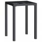 Preview: Gartentisch Anthrazit 50x50x72 cm Stahl