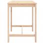 Preview: Gartentisch 82,5x82,5x110 cm Massivholz Kiefer