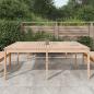 Preview: Gartentisch 203,5x100x76 cm Massivholz Kiefer