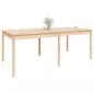 Preview: Gartentisch 203,5x100x76 cm Massivholz Kiefer