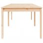 Preview: Gartentisch 203,5x100x76 cm Massivholz Kiefer