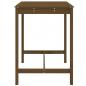 Preview: Gartentisch Honigbraun 82,5x82,5x110 cm Massivholz Kiefer
